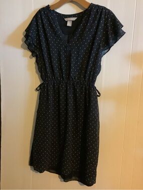 halter top mini dresses Talei Blue Halter Puff Mini Dress - US 14